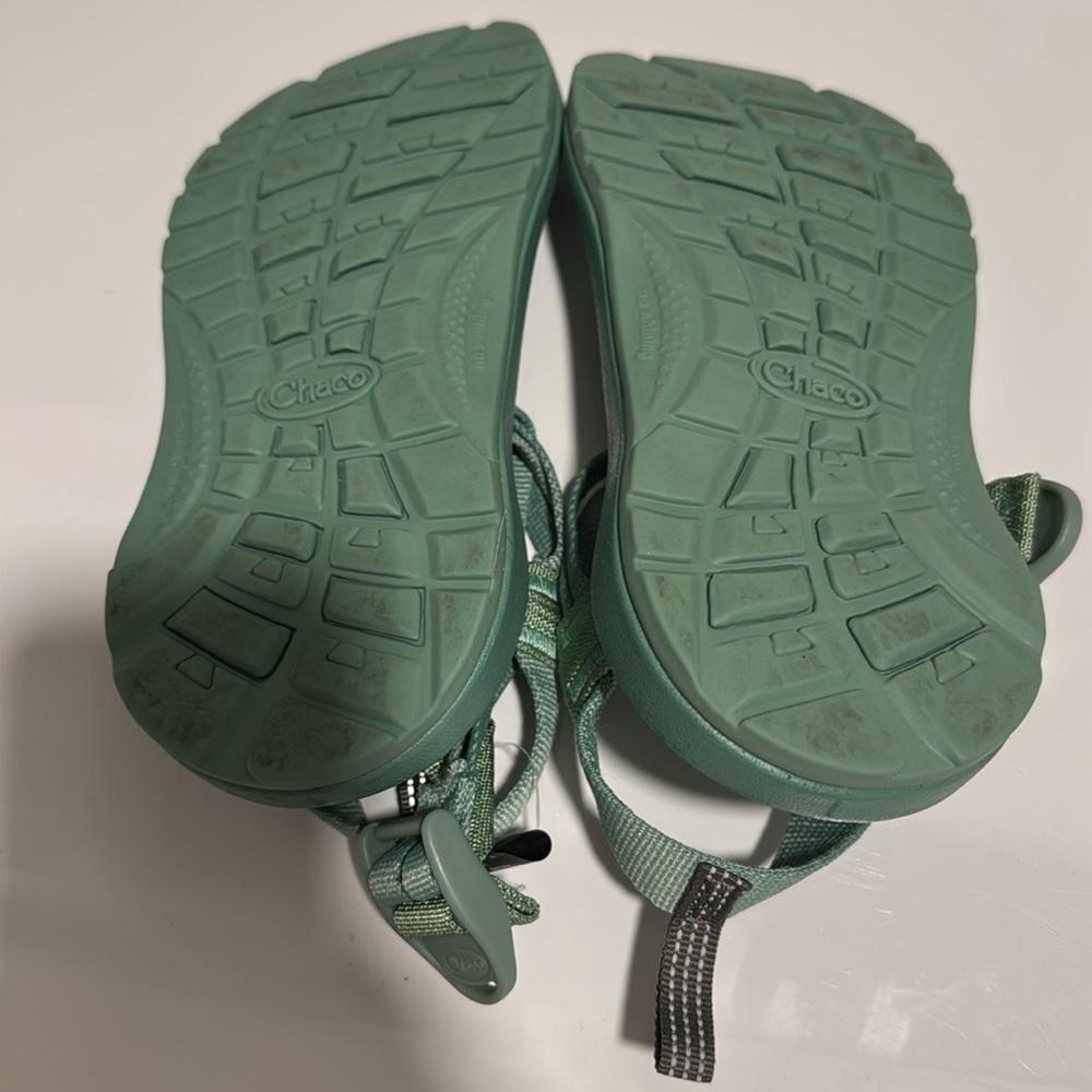 Chaco Kids Green Sandals - Picture 2 of 3